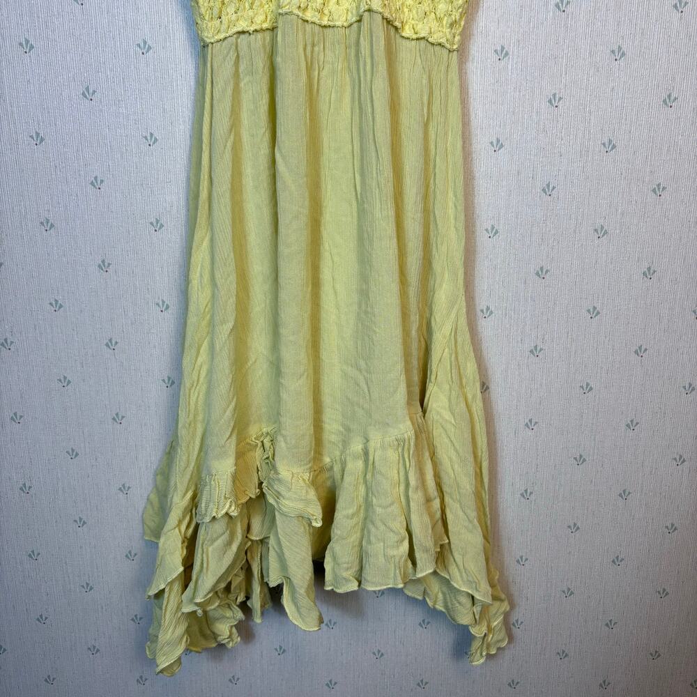 Free People Adella Slip Lace Dress XS Boho Sundress Flowy Fairycore Festival NWT - Picture 6 of 13